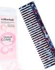 Vellen Hair 5.9-Inch Cellulose Acetate Wide-Tooth Comb – The Ultimate Detangling Solution for Smooth, Healthy Hair