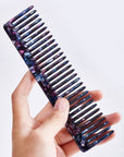Vellen Hair 5.9-Inch Cellulose Acetate Wide-Tooth Comb – The Ultimate Detangling Solution for Smooth, Healthy Hair