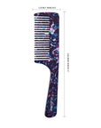 Vellen Hair 8.3-Inch Cellulose Acetate Wide-Tooth Comb – The Ultimate Detangling Solution for Smooth, Healthy Hair