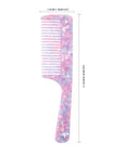 Vellen Hair 8.3-Inch Cellulose Acetate Wide-Tooth Comb – The Ultimate Detangling Solution for Smooth, Healthy Hair