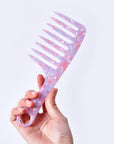 Vellen Hair VH-708 7.5-Inch Cellulose Acetate Wide-Tooth Comb – The Ultimate Detangling Solution for Smooth, Healthy Hair