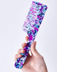 Vellen Hair 8.3-Inch Cellulose Acetate Wide-Tooth Comb – The Ultimate Detangling Solution for Smooth, Healthy Hair
