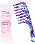 Vellen Hair VH-708 7.5-Inch Cellulose Acetate Wide-Tooth Comb – The Ultimate Detangling Solution for Smooth, Healthy Hair