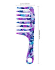 Vellen Hair VH-708 7.5-Inch Cellulose Acetate Wide-Tooth Comb – The Ultimate Detangling Solution for Smooth, Healthy Hair