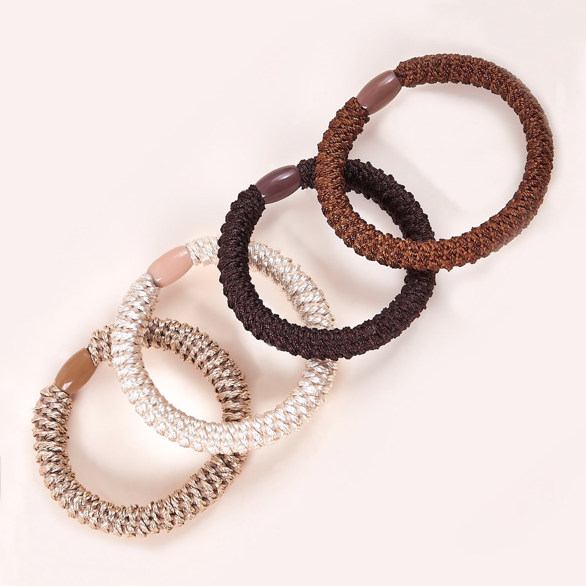 Durable & Stylish Elastic Hair Bands – 4-Pack – Vellen-Hair