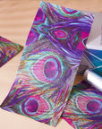 5x11 Pop Up Foil Sheets - 500 Sheets - 15 Micron / Peacock