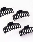 Vellen Hair Extra Large Claw Clips – 4 Pack Matte Finish, Non-Slip Hair Clips for Thick Hair