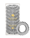 Vellen Hair Ultimate Spiral Hair Ties for Every Hair Type - Crystal Clear