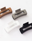 Vellen Hair Extra Large Claw Clips – 4 Pack Matte Finish, Non-Slip Hair Clips for Thick Hair - Classic Clay