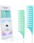 Highlighting Comb Set 1.0 - 2 Sizes - Blue/Mint