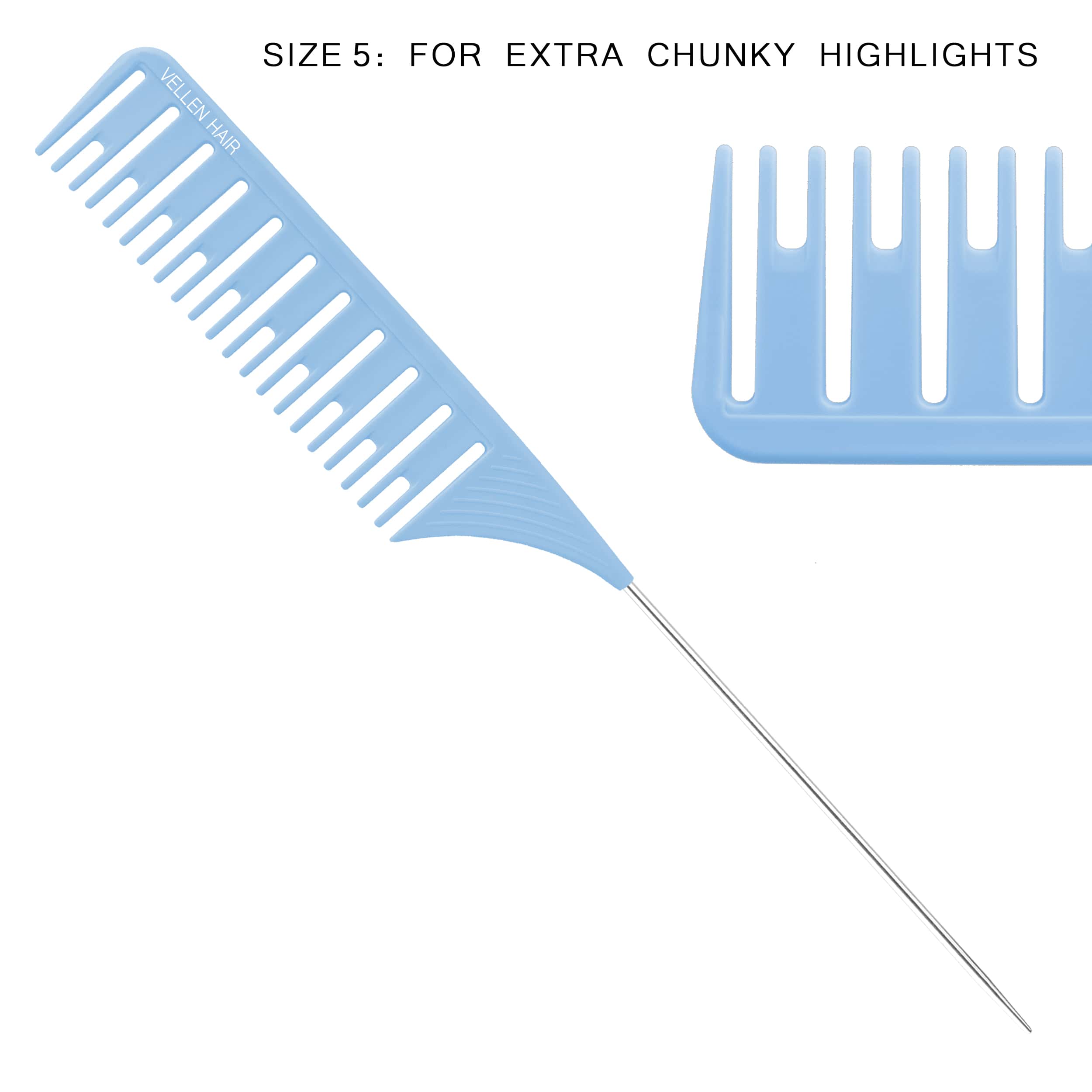 Highlighting Comb Set 1.0 - 5 Sizes - Cerulean