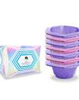 Glam Color Bowl Set - 7 Pack - Purple / Pink