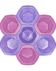 Glam Color Bowl Set - 7 Pack - Purple / Pink
