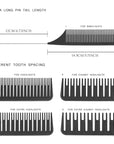 Highlighting Comb Set 1.0 - 2 Sizes - Black