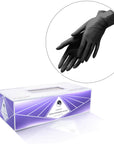 Nitrile Gloves - 100 Pack - Black