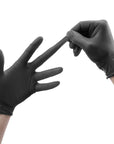 Nitrile Gloves - 100 Pack - Black