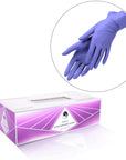 Nitrile Gloves - 100 Pack - Violet