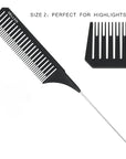 Highlighting Comb Set 1.0 - 3 Sizes - Black 1