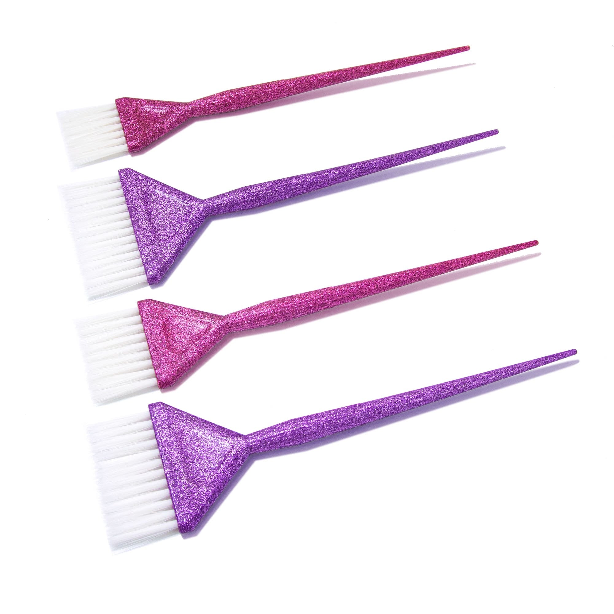 Glam Color Brush - 4 Pack - Purple/Pink