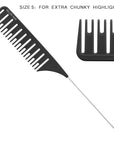 Highlighting Comb Set 1.0 - 2 Sizes - Black