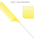 Highlighting Comb Set 1.0 - 5 Sizes - Multic