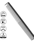 Vellen Hair® Ultimate Cutting Comb - VH204 - 22.8 cm / 8.97 inch - Black