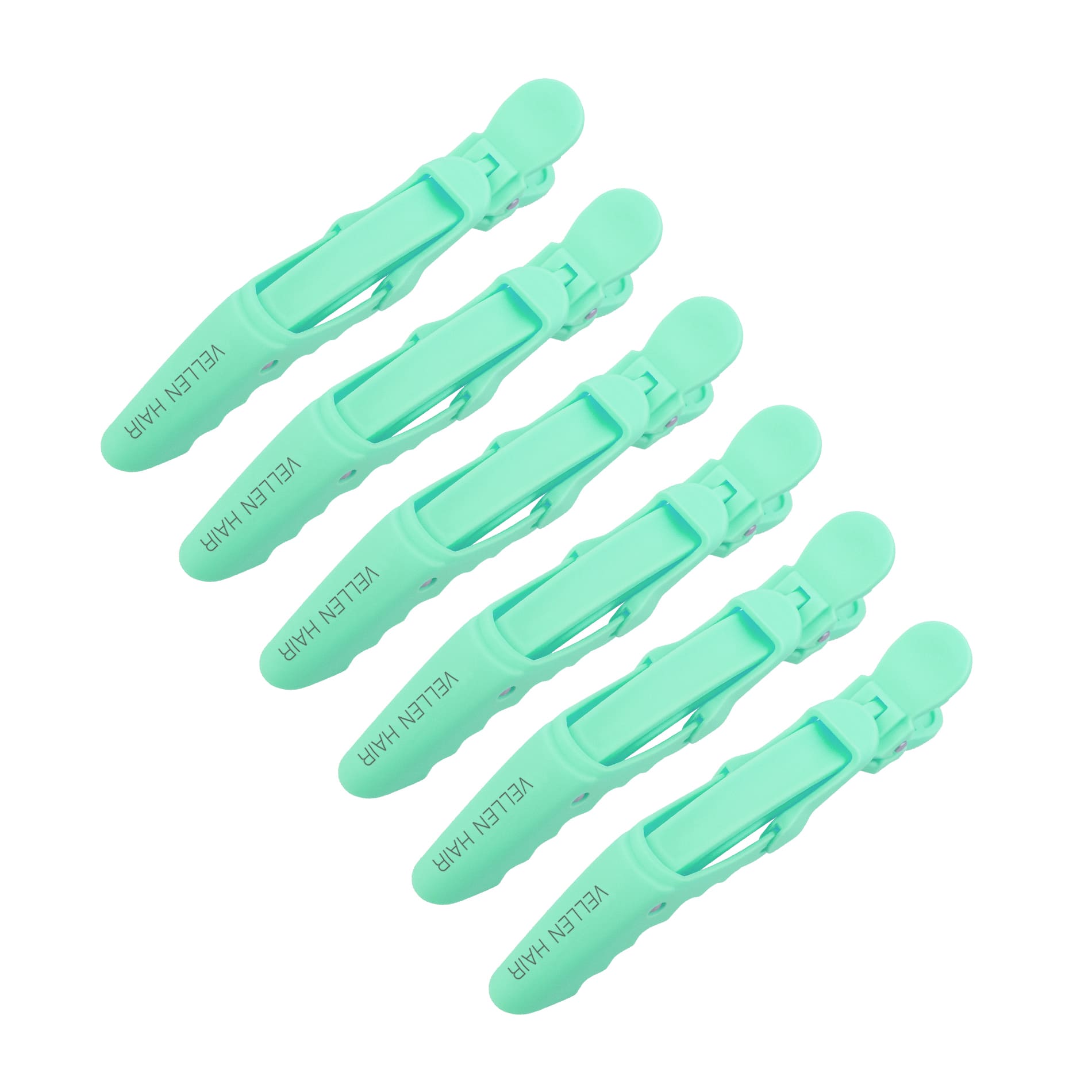 Alligator Hair Clips 6 Pack Mint VellenHair