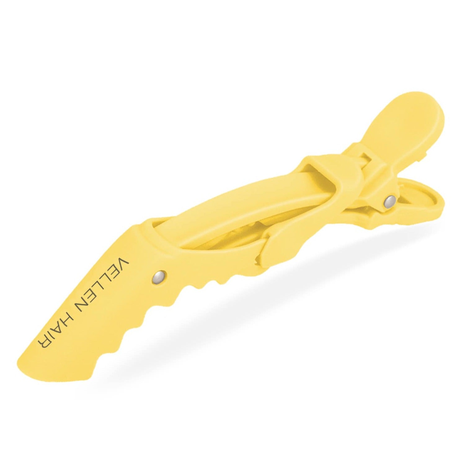 Alligator Hair Clips - 6 Pack - Yellow