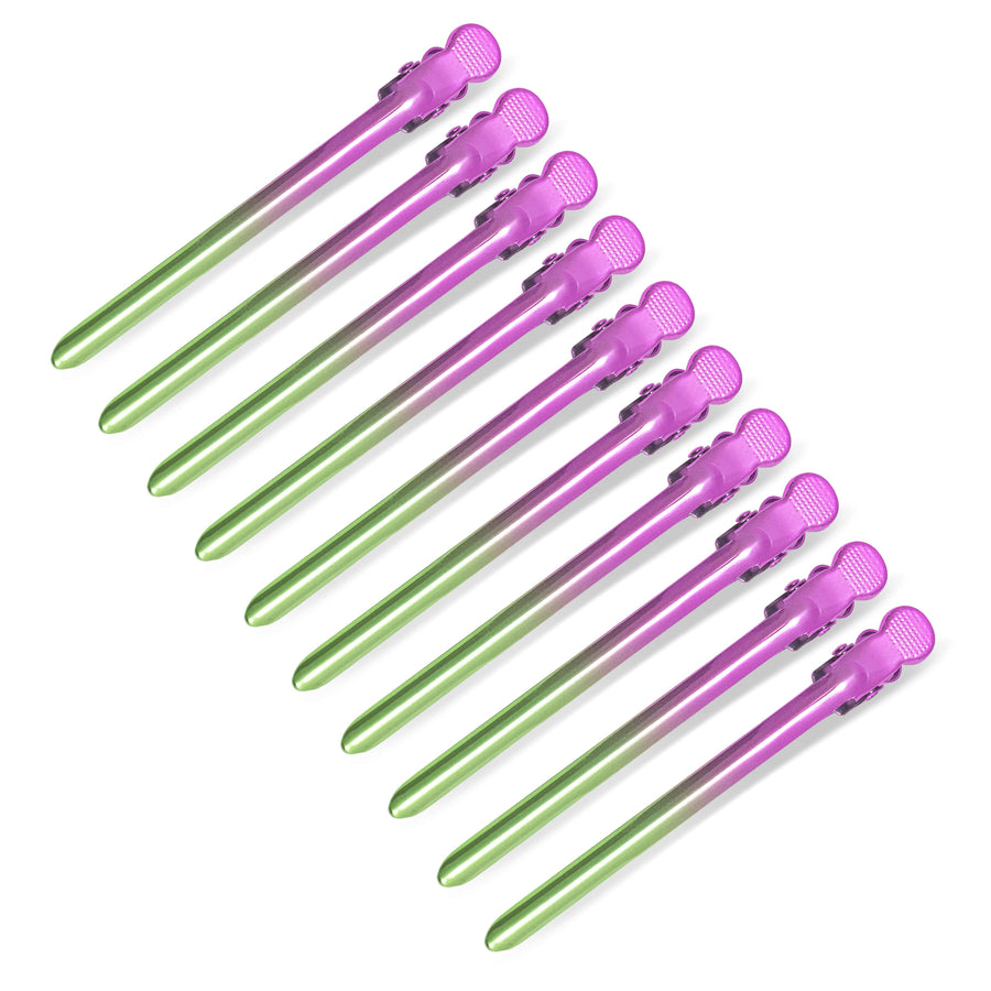 Super Sectioner clips, green and pink ombre – view 5