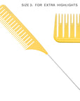 Highlighting Comb Set 1.0 - 5 Sizes - Multi Colors