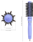 Vellen Hair Ceramic Round Hairbrush 1 inch / 25 mm - Violet