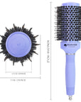 Vellen Hair Ceramic Round Hairbrush 1.7 inch / 43 mm - Violet