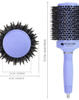 Vellen Hair Ceramic Round Hairbrush 2 inch / 53 mm - Violet