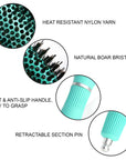 Vellen Hair Ceramic Round Hairbrush 1.3 inch / 32 mm - Mint