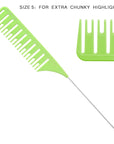 Highlighting Comb Set 1.0 - 2 Sizes - Yellow/Green