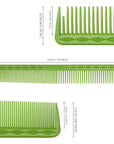 Vellen Hair® Ultimate Cutting Comb - VH202 - 17.8 cm / 7 inch - Green