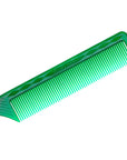 VELLEN HAIR® ULTIMATE PIN TAIL COMBS 3 PACK - GREEN TRANSPARENT