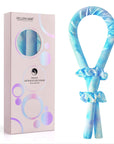 Vellen Hair Satin Heatless Curling Set - Overnight Curlers for No Heat, Soft, Voluminous Curls - Aqua Whisper