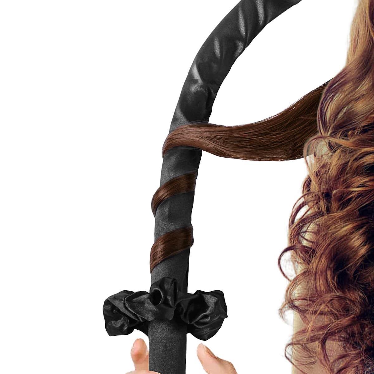 Vellen Hair Satin Heatless Curling Set - Overnight Curlers for No Heat, Soft, Voluminous Curls