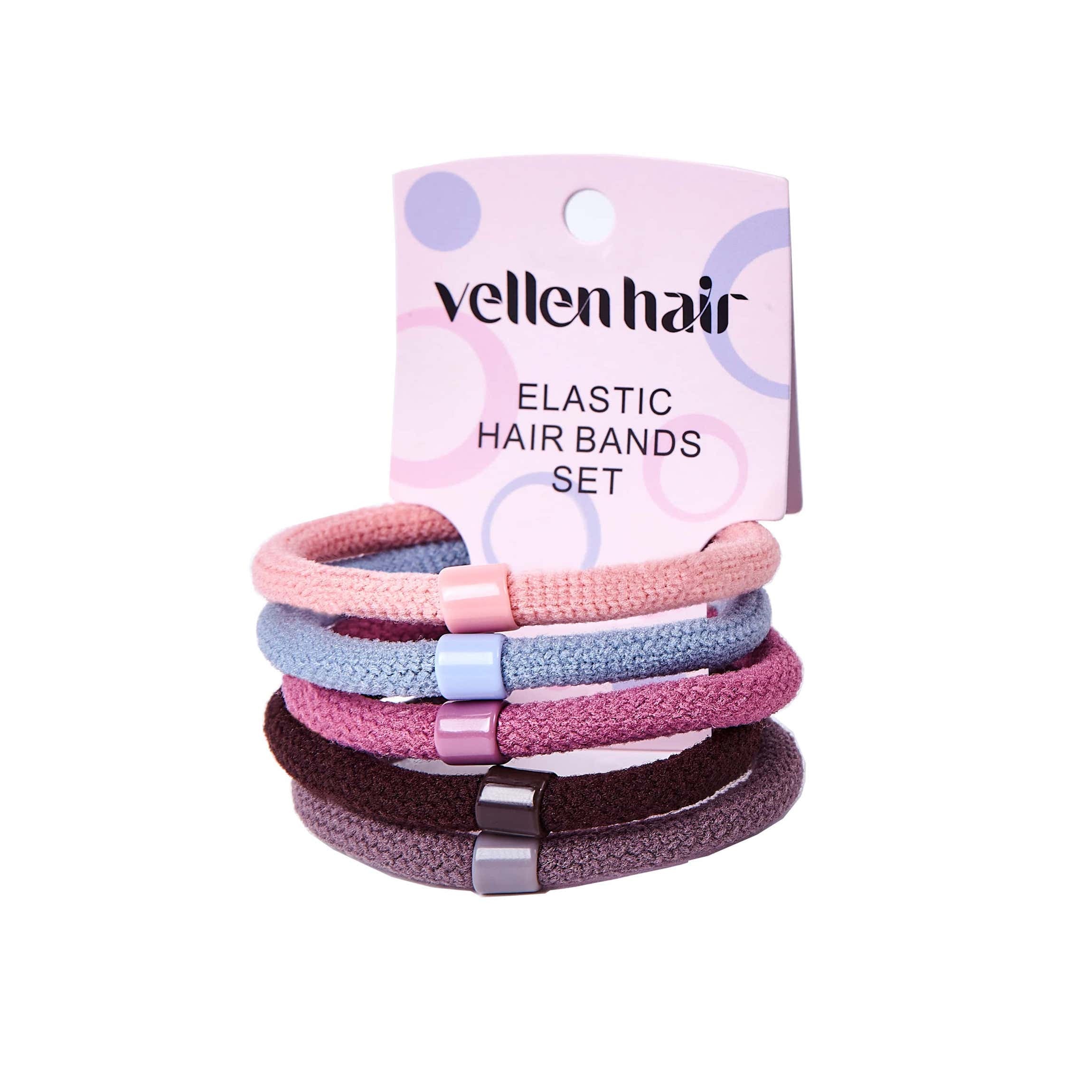 Durable & Stylish Elastic Hair Bands – 5-Pack