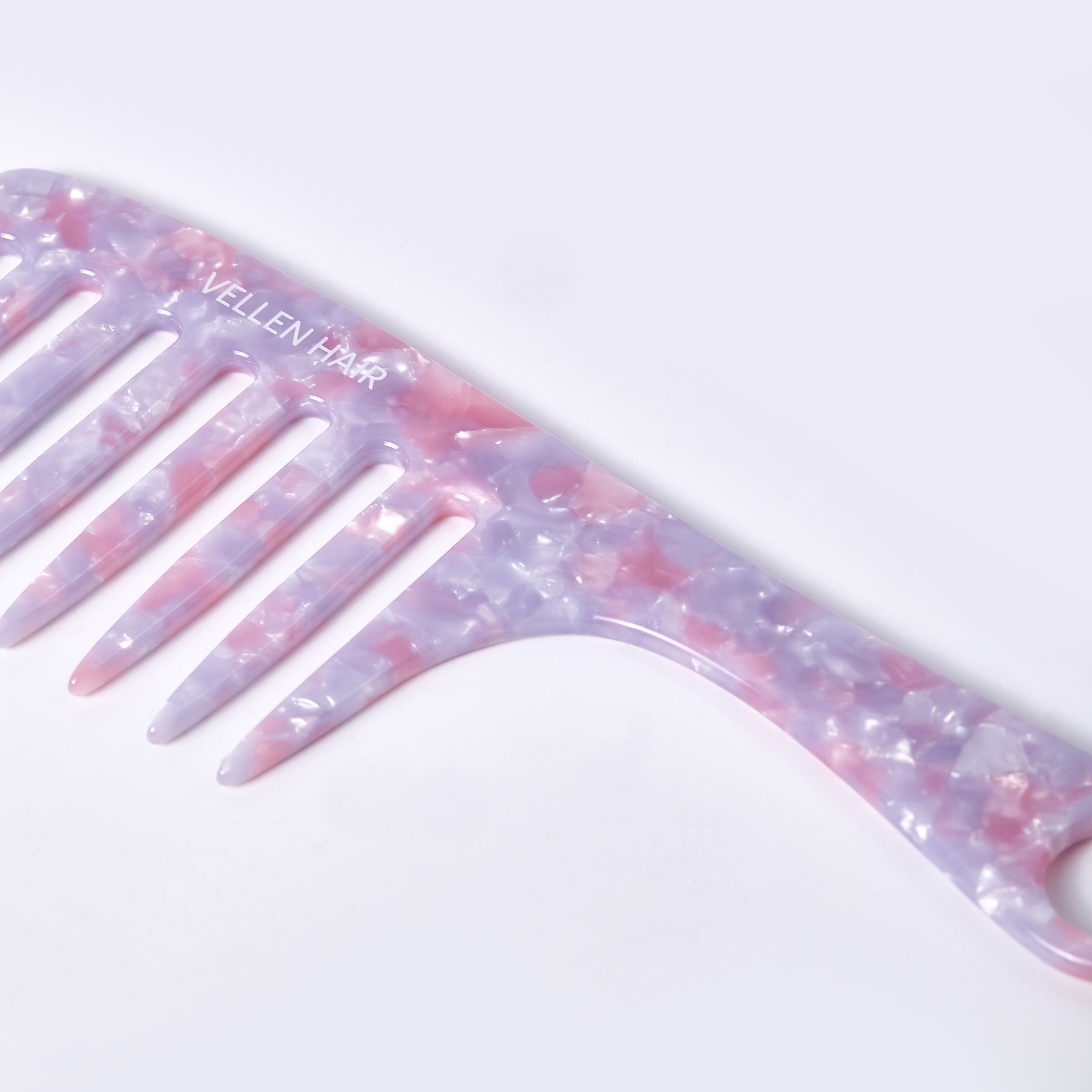 Vellen Hair 3-Piece Comb Set | Gentle Detangling in 3 Sizes – Includes Travel Comb & Tortoiseshell Design