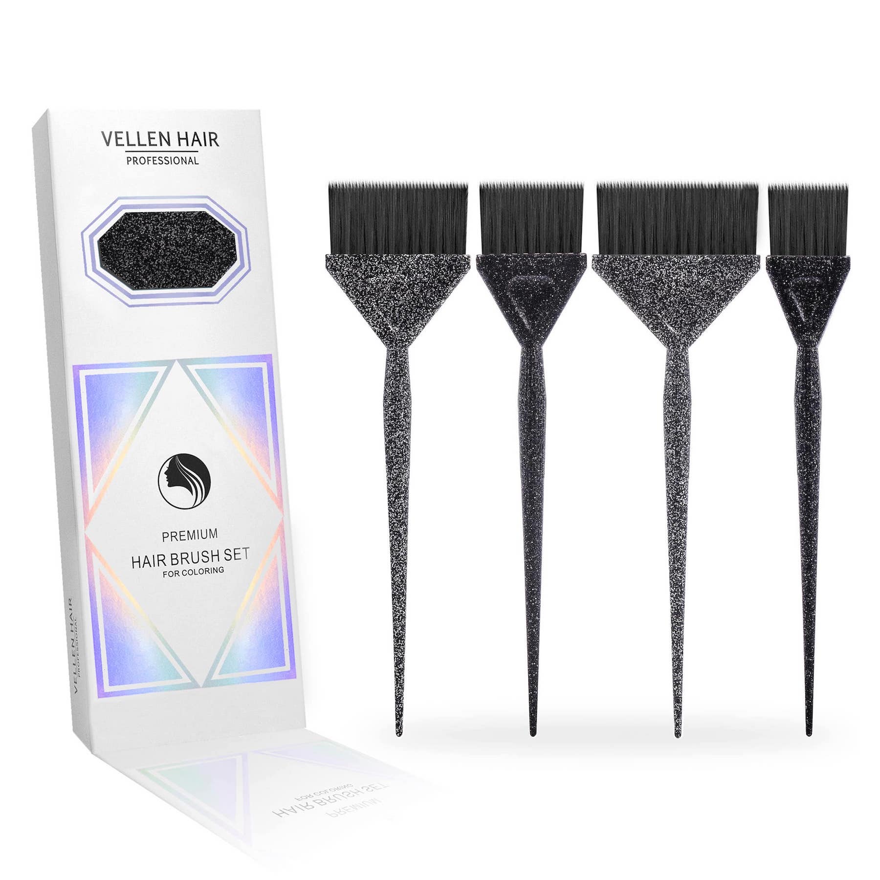 Glam Color Brush - 4 Pack - Black