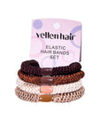 Durable & Stylish Elastic Hair Bands – 4-Pack