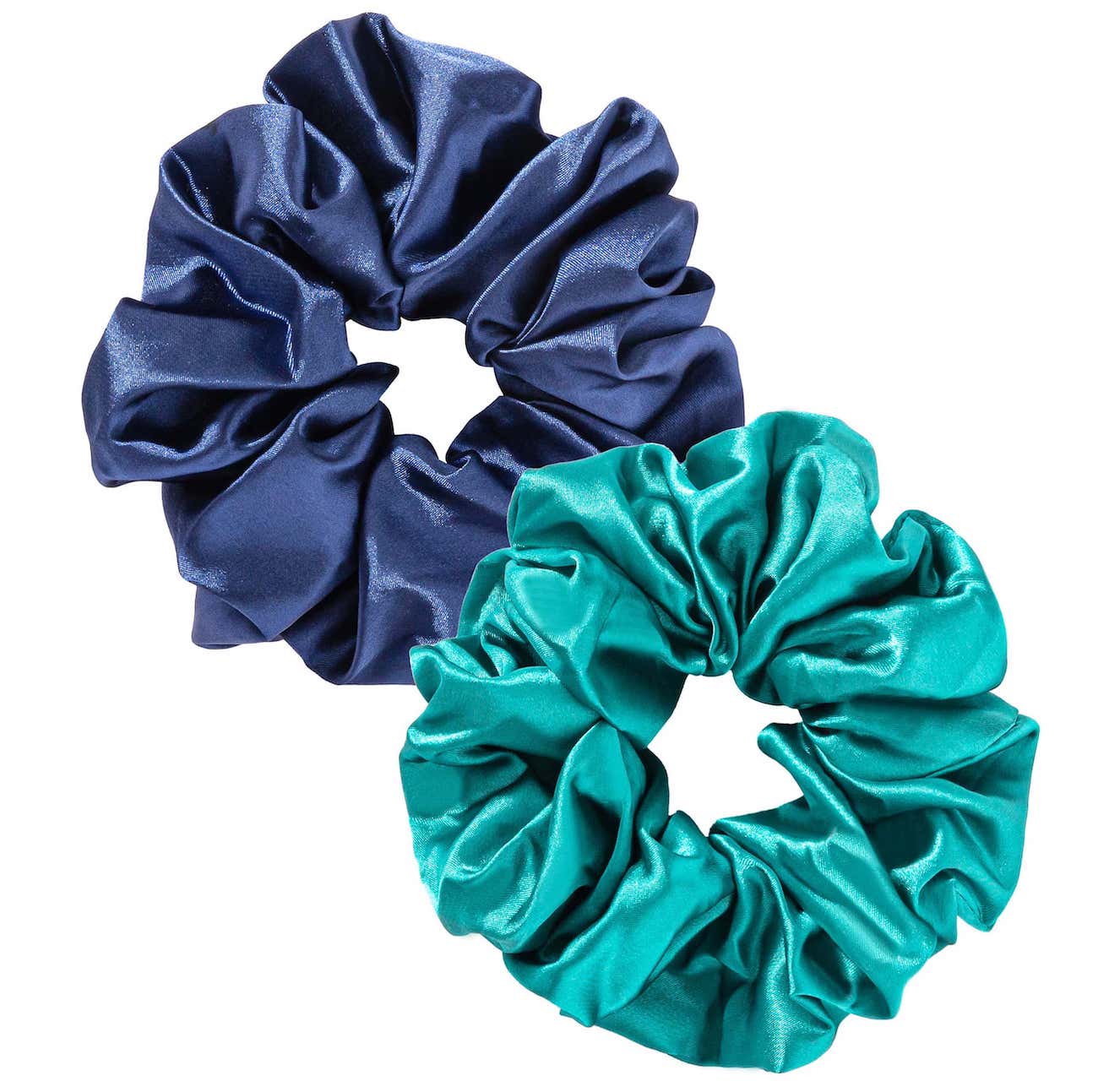 Luxurious Satin Hair Scrunchies by Vellen Hair - Ocean wave