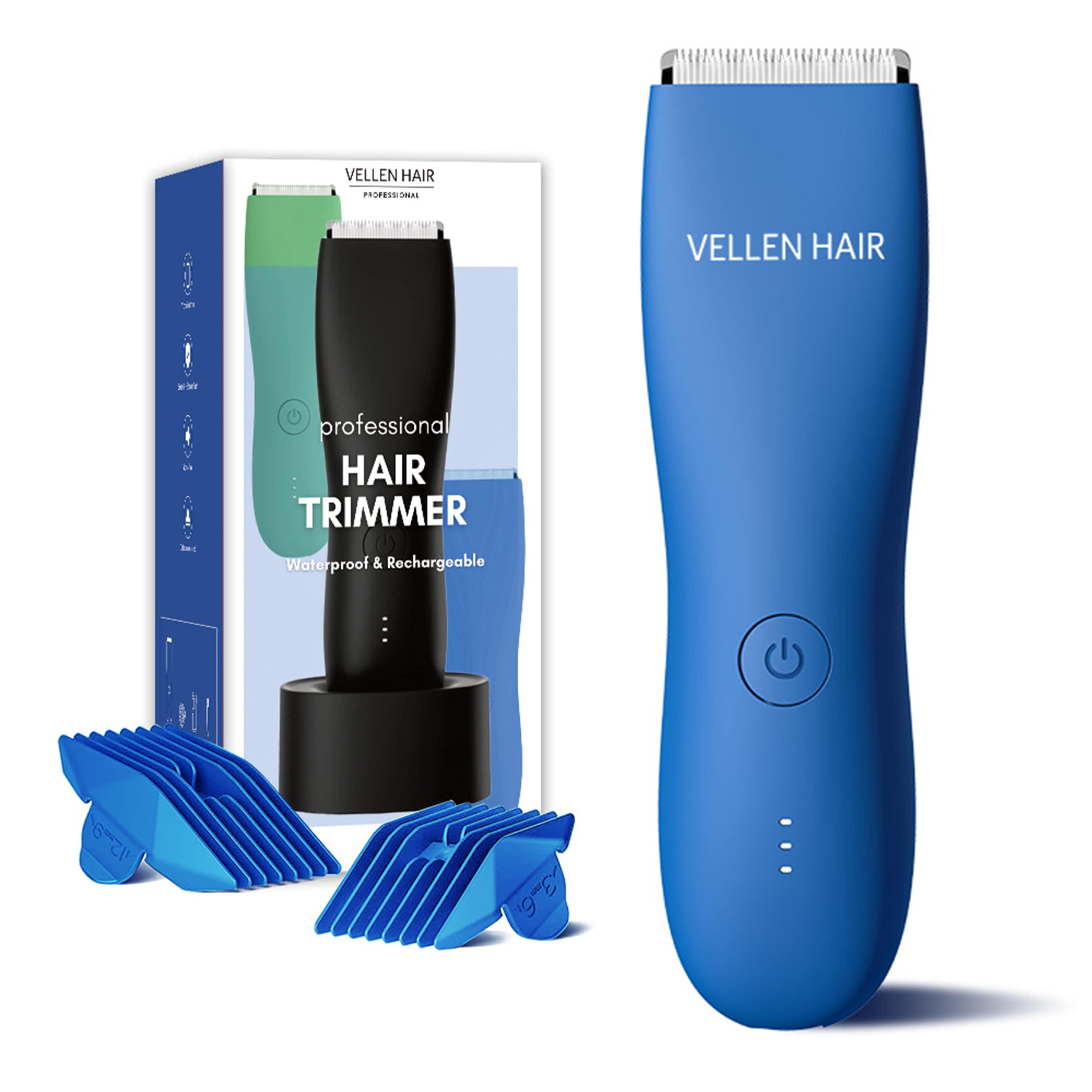 Vellen Hair Precision Body Trimmer – Waterproof, Rechargeable, and Gentle on Skin