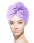 Microfiber Hair Turban (3-Pack) – Super Absorbent Hair Towels for Quick Drying, Anti-Frizz, and Gentle Care