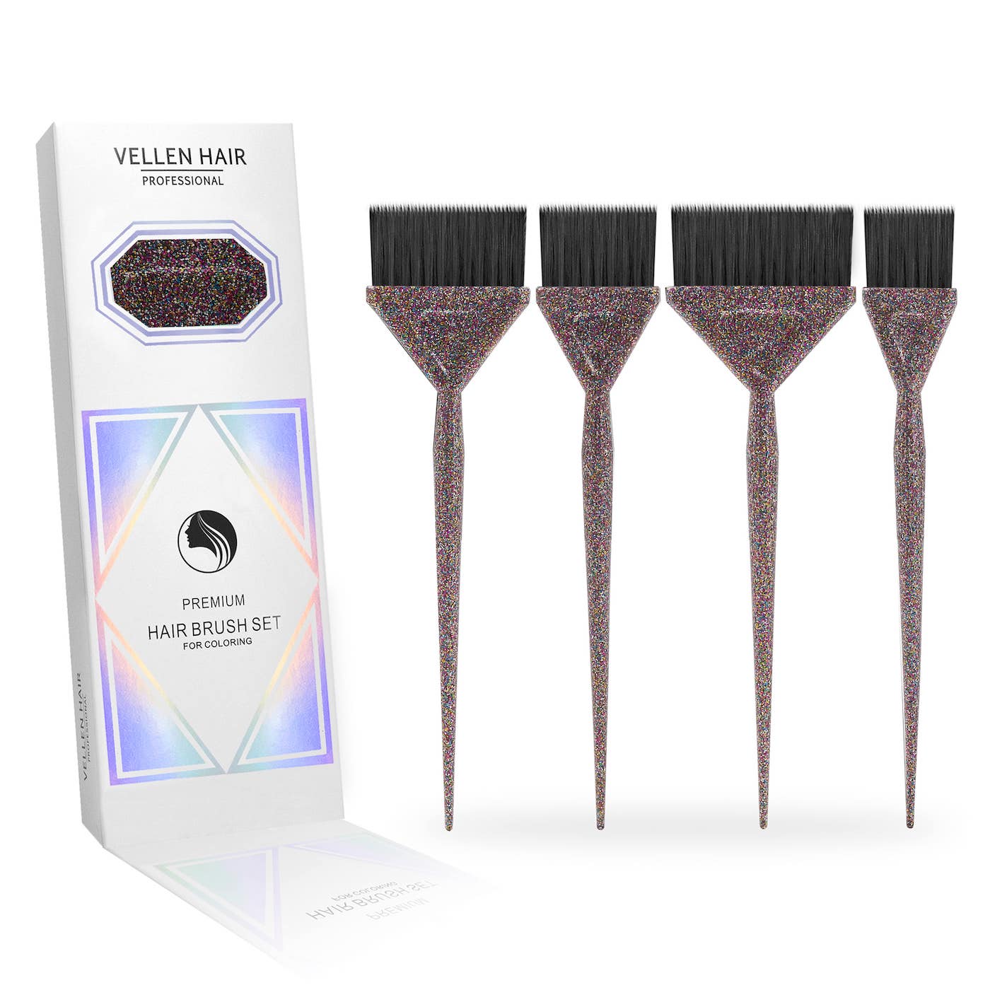 Glam Color Brush - 4 Pack - Multi