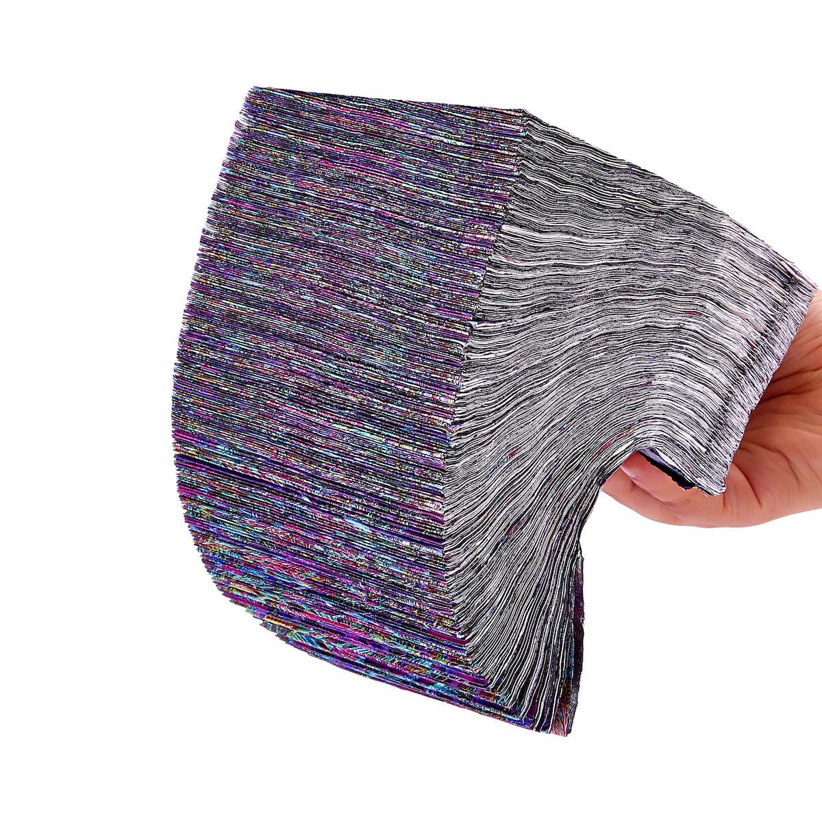 5x11 Pop Up Foil Sheets - 500 Sheets - 15 Micron / Peacock