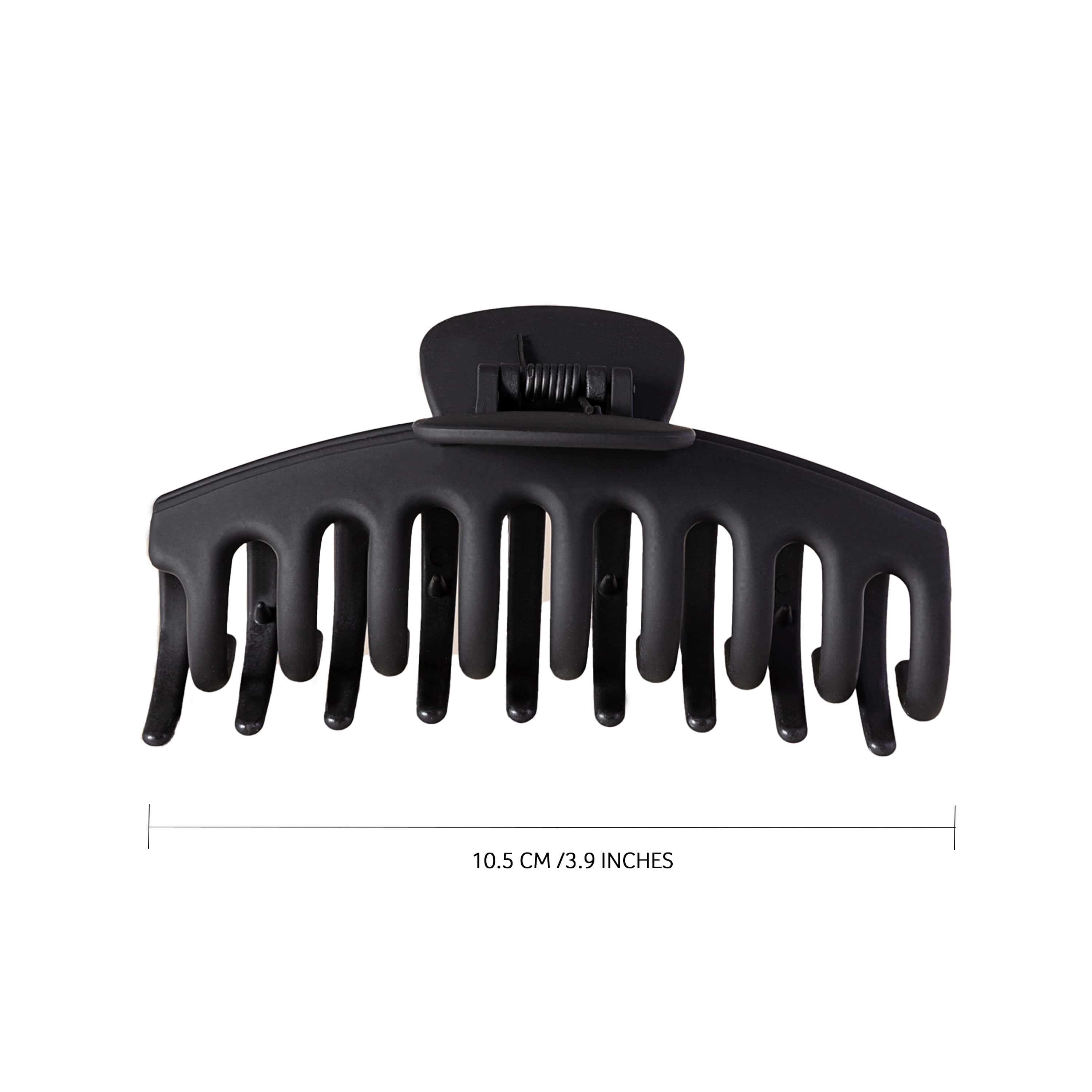 Vellen Hair Extra Large Claw Clips – 4 Pack Matte Finish, Non-Slip Hair Clips for Thick Hair - Classic Clay