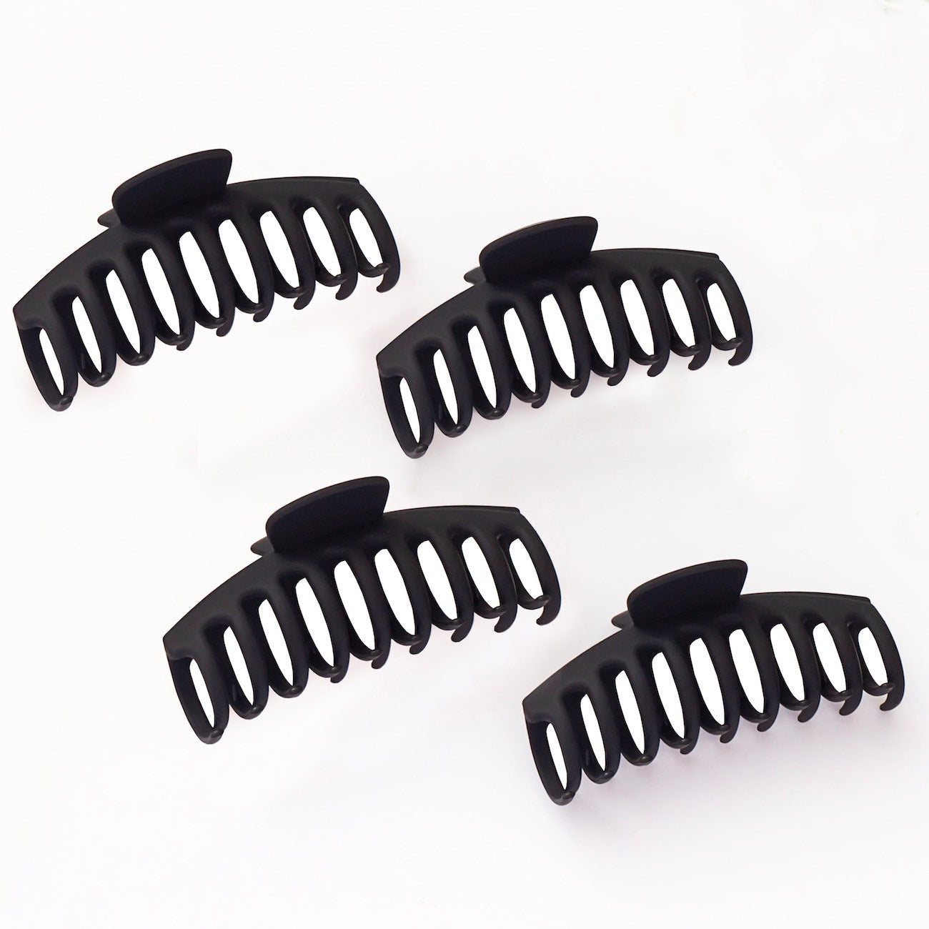 Vellen Hair Extra Large Claw Clips – 4 Pack Matte Finish, Non-Slip Hair Clips for Thick Hair